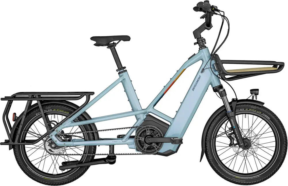 Bergamont Hans-E LT 500 Wh 20 Zoll Long John belt drive bike