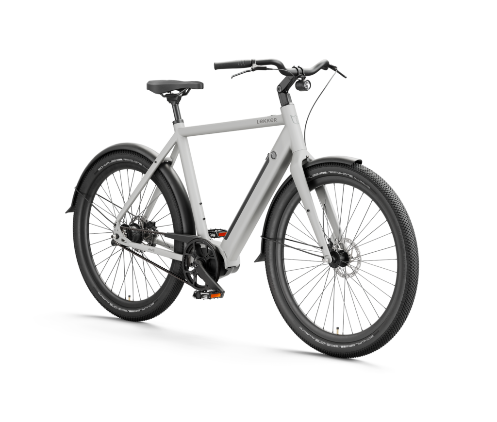 LEKKER Amsterdam Urban eBike with Gates CDX belt drive